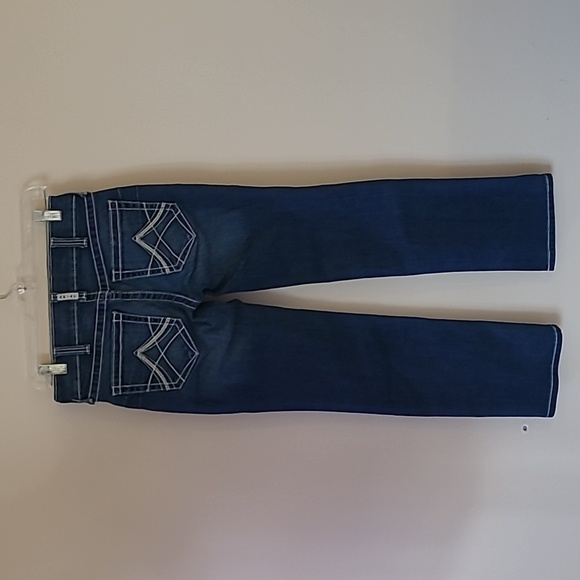Ariat REAL Denim Medium Washed Women's Low Rise Bootcut Jeans Blue - Size 27 S - Picture 7 of 8